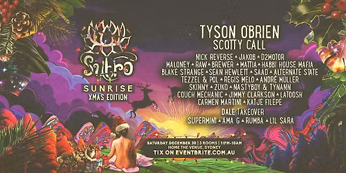 SUTRA SUNRISE XMAS EDITION FT.TYSON O'BRIEN HOME THE VENUE\/\/DEC 20