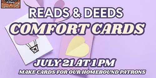 Reads & Deeds: Comfort Cards