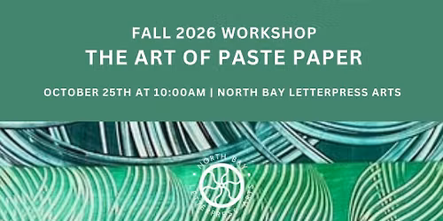Workshop: The Art of Paste Paper