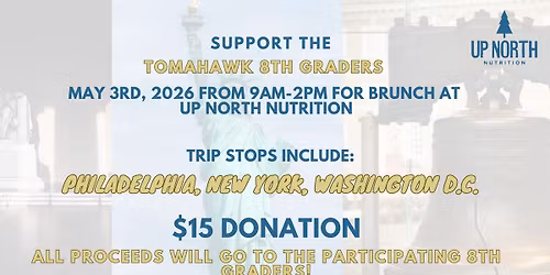 From Our Town to the Big Cities: 8th Grade Fundraiser