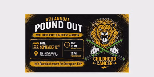6th Annual Pound out Childhood Cancer