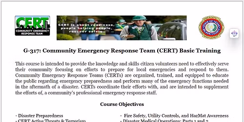 CERT Basic Training