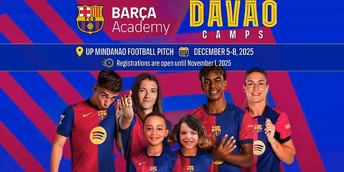 BAR\u00c7A ACADEMY IS COMING TO DAVAO
