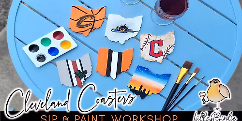 Cleveland Coasters | Sip & Paint Workshop