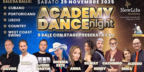 ACADEMY DANCE NIGHT\ud83c\udf1f5 Sale+STAGE Pre Serata
