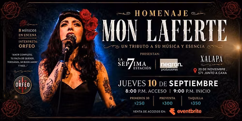 Orfeo presenta "Homenaje a Mon Laferte" | Concierto | Xalapa