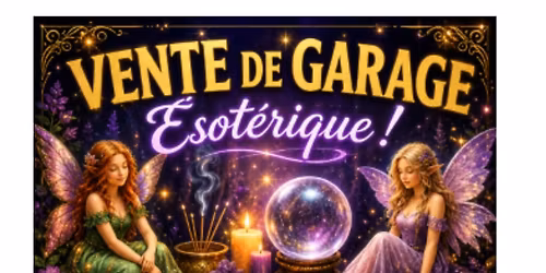 Grande vente de garage \u00e9sot\u00e9rique