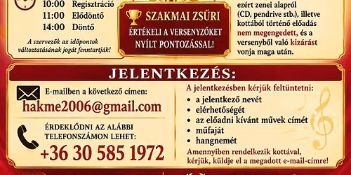 XII. Arany Cinege Nemzetk\u00f6zi \u00c9nekverseny