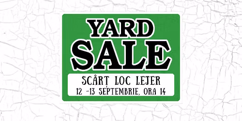 YARD SALE - Vintage, Second Hand, Hand Made & Vinyl Fair