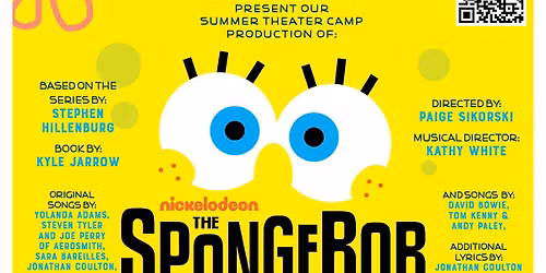 Batavia Players Presents THE SPONGEBOB MUSICAL: Theater for Young Audiences Edition