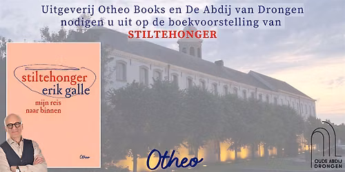 Boekvoorstelling 'Stiltehonger' van Erik Galle in de Abdij van Drongen