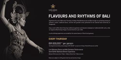 FLAVOURS AND RHYTHMS OF BALI