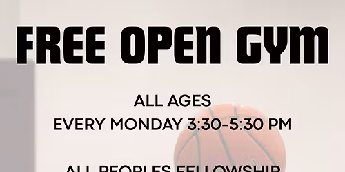 Free Community Open Gym