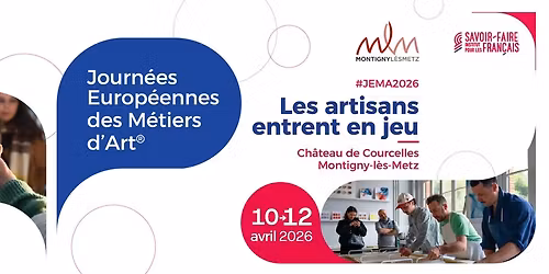 Journ\u00e9es Europ\u00e9ennes des M\u00e9tiers d'Art 2026 - Les Artisans entrent en jeu 