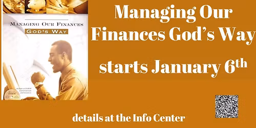 Managing our Finances God's Way- Finance Course