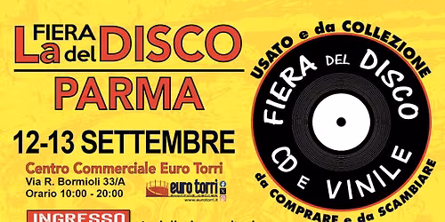 Fiera del Disco di Parma I Ingresso Gratuito