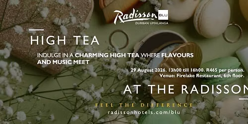 HIGH TEA - AUGUST