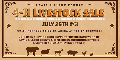 2026 Lewis & Clark County 4-H Livestock Sale