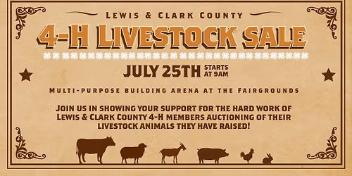 2026 Lewis & Clark County 4-H Livestock Sale