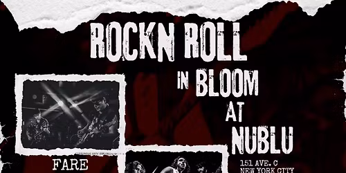 Rock n Roll in Bloom at NuBlu