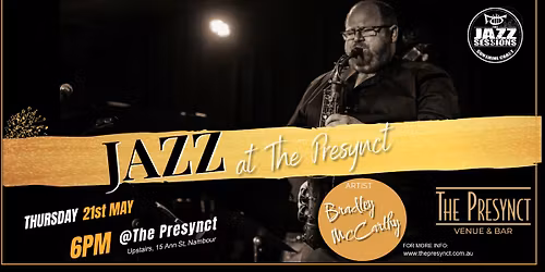 Bradley McCarthy Trio   @ The Jazz Sessions