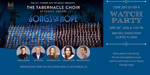 "Songs of Hope" Watch Party