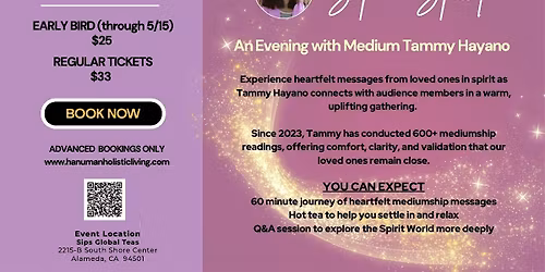 Messages from the Spirit World\u2014 An Evening of Mediumship