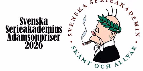 Svenska Serieakademins Adamsonpriser 2026