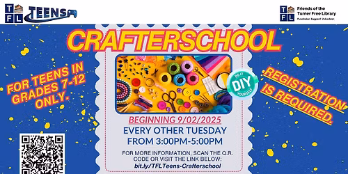 Crafterschool For Teens in Grades 7-12