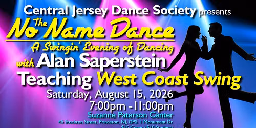 No Name Dance: Alan Saperstein Teaching West Coast Swing