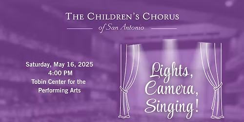 Lights, Camera, Singing! Songs from Stage and Screen