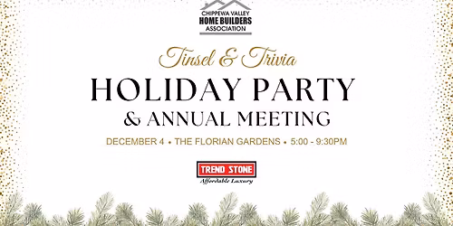 Tinsel & Trivia: Holiday Party & Annual Meeting