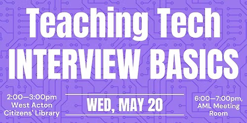 Teaching Tech @ AML - Interview Basics