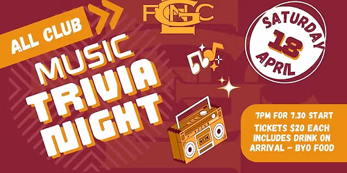 All Club Music Trivia Night