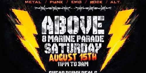 Guerilla Rocks - 20th Anniversary Party! Saturday 15th August @ Above