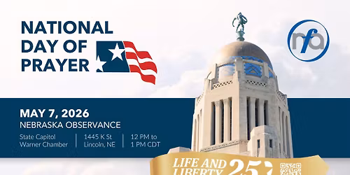 National Day of Prayer | Nebraska Observance