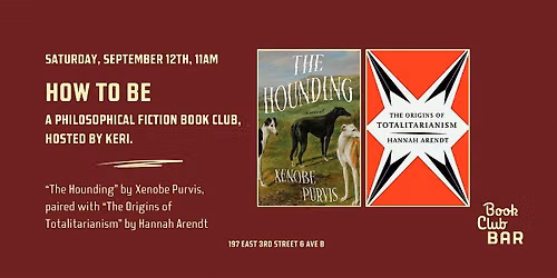 How to Be Book Club - "The Hounding" by Xenobe Purvis