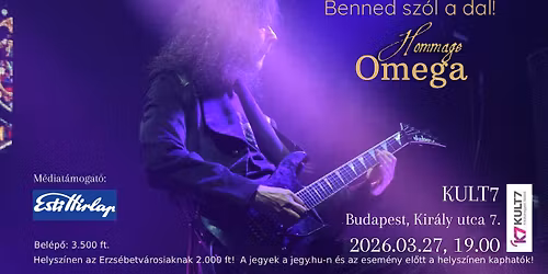 Szekeres Tam\u00e1s - Benned sz\u00f3l a dal! Hommage Omega