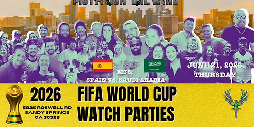 \u26bdSPAIN VS. SAUDI ARABIA |  FIFA World Cup 2026 Watch Party at Mutation Brewing