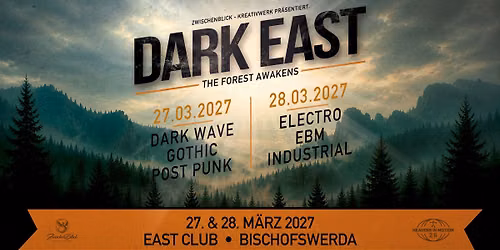 DARK EAST - Festival 2027 \u2022 Bischofswerda \u2022 27. & 28. M\u00e4rz 2027