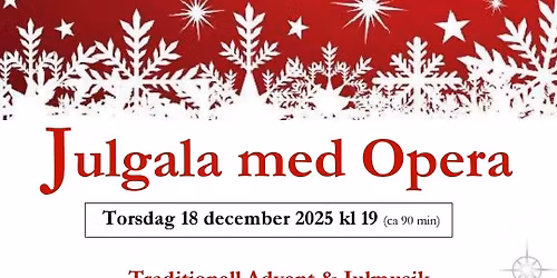 Julgala med Opera