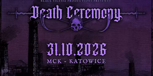 DEATH CEREMONY 2026: Hellhammer performed by Tom G. Warrior's Triumph Of Death