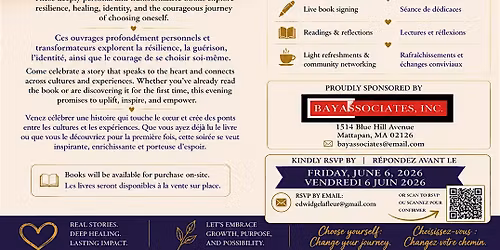 I Chose Me & Rena\u00eetre n\u2019est pas un hasard \u2014 Book Signing