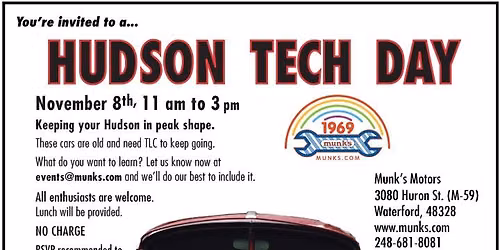Hudson Tech Session