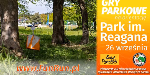 FunRun Gry Parkowe na Orientacj\u0119 Park im. Reagana - zach\u00f3d