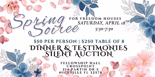 Spring Soiree for Freedom Houses