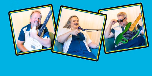 Michele D'Amour and the Love Dealers trio at Acoustic Happy Hour