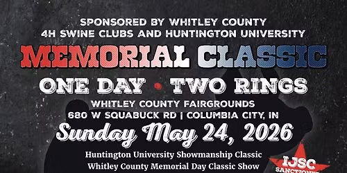 Memorial Classic Swine Open Show