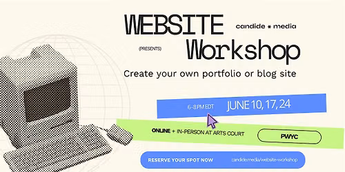 The Website Workshop: Create your own portfolio or blog site