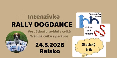 Rally dogdance - intenzivn\u00ed tr\u00e9nink 24.5.2025